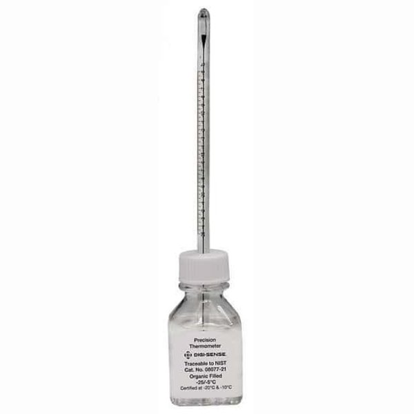 Digi-Sense Certified Freezer Bottle Thermometer, -2 08077-21